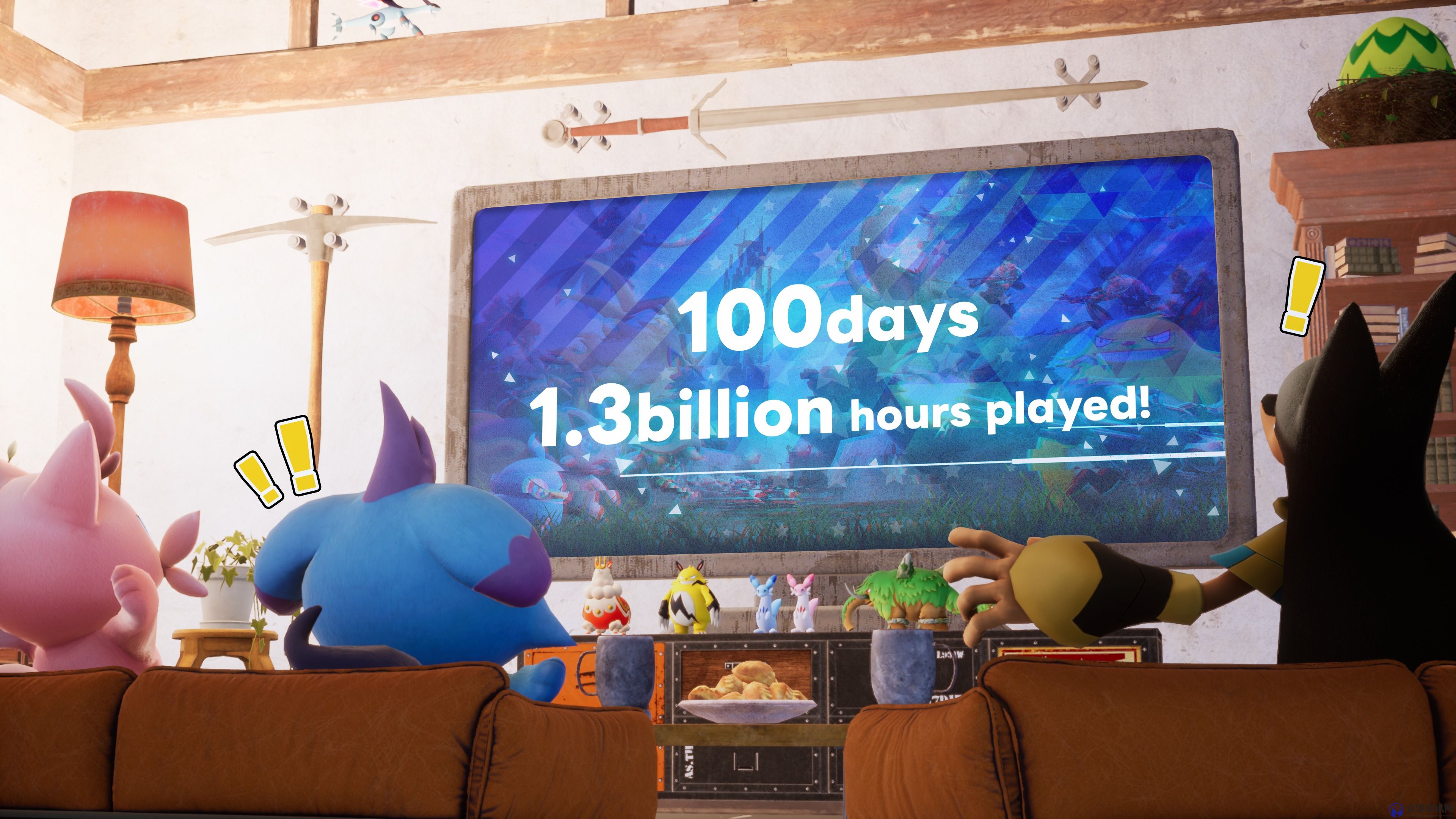 《幻兽帕鲁》发售满百天 玩家游玩时长总计超13亿小时_图片